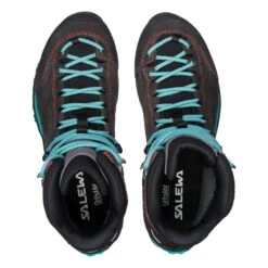 Salewa "WS Mountain Trainer Mid GTX" - Magnet/viridian Green -Günstiges Alpen Mode Geschäft 00 0000063459 0674 BACK2028329