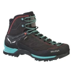 Salewa "WS Mountain Trainer Mid GTX" - Magnet/viridian Green -Günstiges Alpen Mode Geschäft 00 0000063459 0674 FRONT