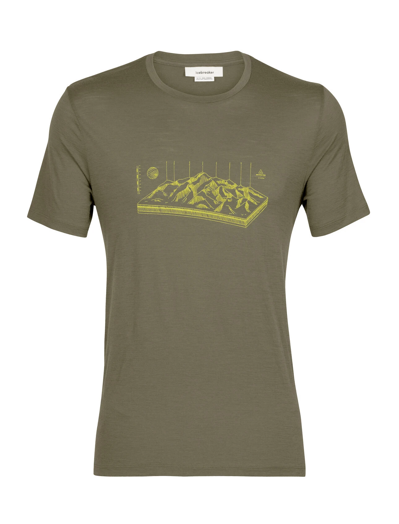 Icebreaker "M Tech Lite II SS Tee Alp" - Loden 4 Icebreaker "M Tech Lite II SS Tee Alp" - Loden – Bild 2