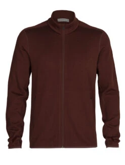 Icebreaker "M Elemental LS Zip" - Espresso -Günstiges Alpen Mode Geschäft 104896064 5