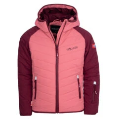 Trollkids "Girls Myrkdalen Snow Jacket" - Maroon Red