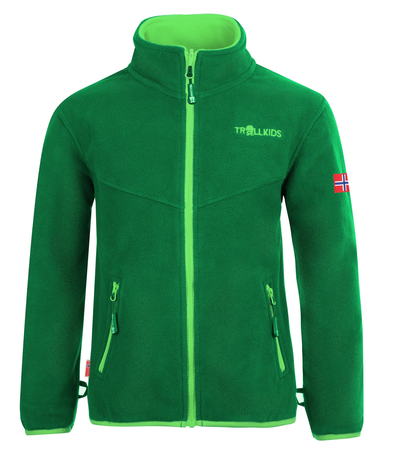 Trollkids "Kids Oppdal Jacket XT" - Dark Green 3 Trollkids "Kids Oppdal Jacket XT" - Dark Green