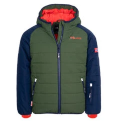 Trollkids "Kids Hafjell Snow Jacket Pro" - Navy/forest Green