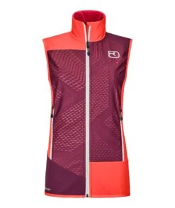 Günstiges Alpen Mode Geschäft 16 Ortovox " Col Becchei Vest" - Coral