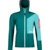 Ortovox "Berrino Hooded Jacket W" - Pacific Green 1 Ortovox "Berrino Hooded Jacket W" - Pacific Green -Günstiges Alpen Mode Geschäft 60277 60801 BERRINO HOODED JACKET W pacific green B 01