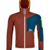 Ortovox "Berrino Hooded Jacket M" - Clay Orange -Günstiges Alpen Mode Geschäft 60377 23201 BERRINO HOODED JACKET M clay orange B 01