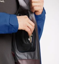 Haglöfs "Roc Spire GTX Jacket" - Baltic Blue 16 Haglöfs "Roc Spire GTX Jacket" - Baltic Blue -Günstiges Alpen Mode Geschäft 6048874PY F21 2 m10 grey