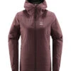 Haglöfs "Mimic Silver Hood Women" - Burgundy Brown -Günstiges Alpen Mode Geschäft 6053874W2 F22 2