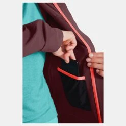 Ortovox "Pala Hooded Jacket W" - Winetasting -Günstiges Alpen Mode Geschäft 62166 PALA HOODED JACKET W D 01