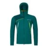 Ortovox "Pala Hooded Jkt M" - Pacific Green 1 Ortovox "Pala Hooded Jkt M" - Pacific Green -Günstiges Alpen Mode Geschäft 62176 60801 PALA HOODED JACKET M pacific green B 01