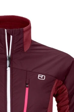 Ortovox "Westalpen Hybrid Jkt W" - Winetasting -Günstiges Alpen Mode Geschäft 63008 32901 WESTALPEN SWISSWOOL HYBR JKT W dark blood D 01