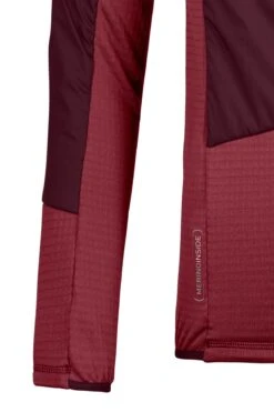 Ortovox "Westalpen Hybrid Jkt W" - Winetasting -Günstiges Alpen Mode Geschäft 63008 32901 WESTALPEN SWISSWOOL HYBR JKT W dark blood D 02 1