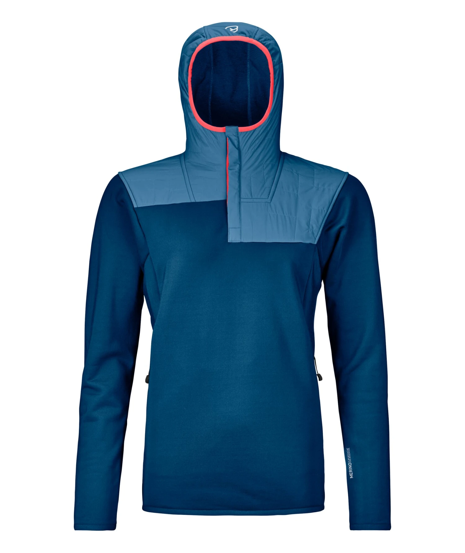 Ortovox "Fleece Plus Anorak W" - Petrol Blue 3 Ortovox "Fleece Plus Anorak W" - Petrol Blue