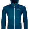 Ortovox "Fleece Hoody M" - Petrol Blue 2 Ortovox "Fleece Hoody M" - Petrol Blue -Günstiges Alpen Mode Geschäft 86986 55901 FLEECE HOODY M petrol blue B 01