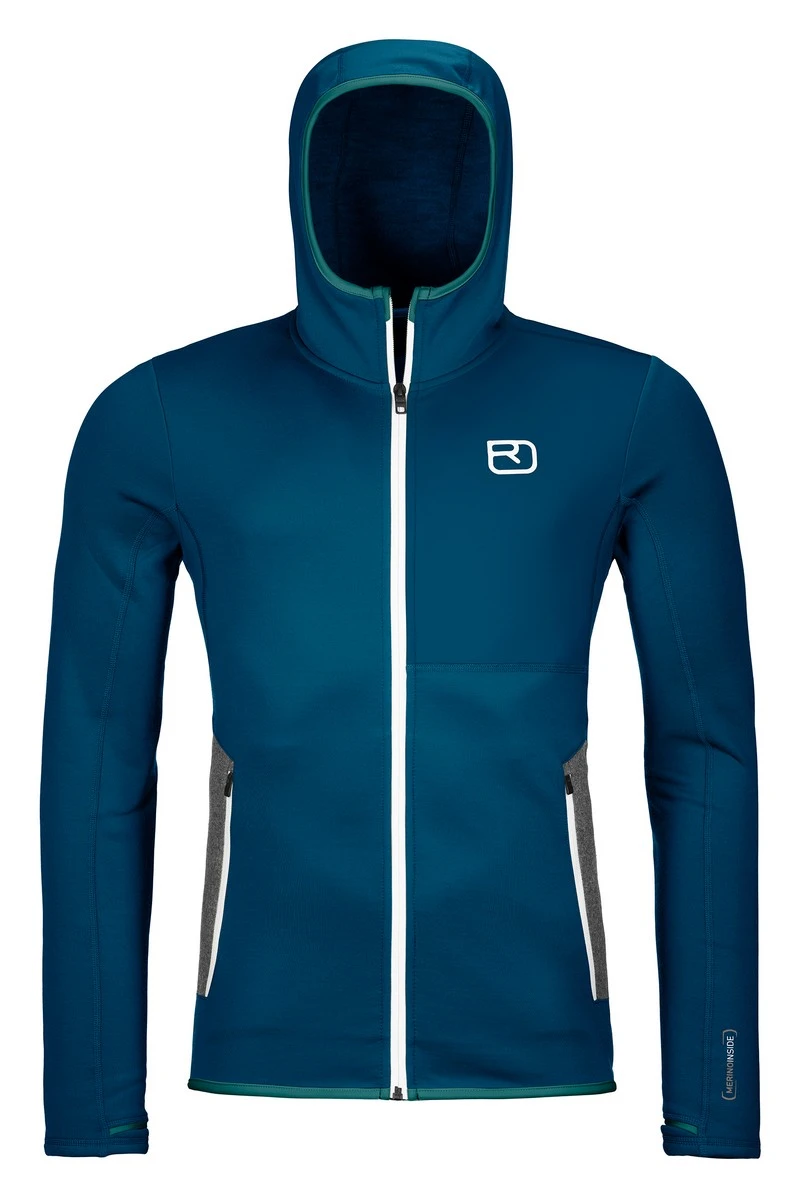 Ortovox "Fleece Hoody M" - Petrol Blue 3 Ortovox "Fleece Hoody M" - Petrol Blue