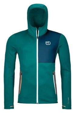 Ortovox "Fleece Hoody M" - Pacific Green