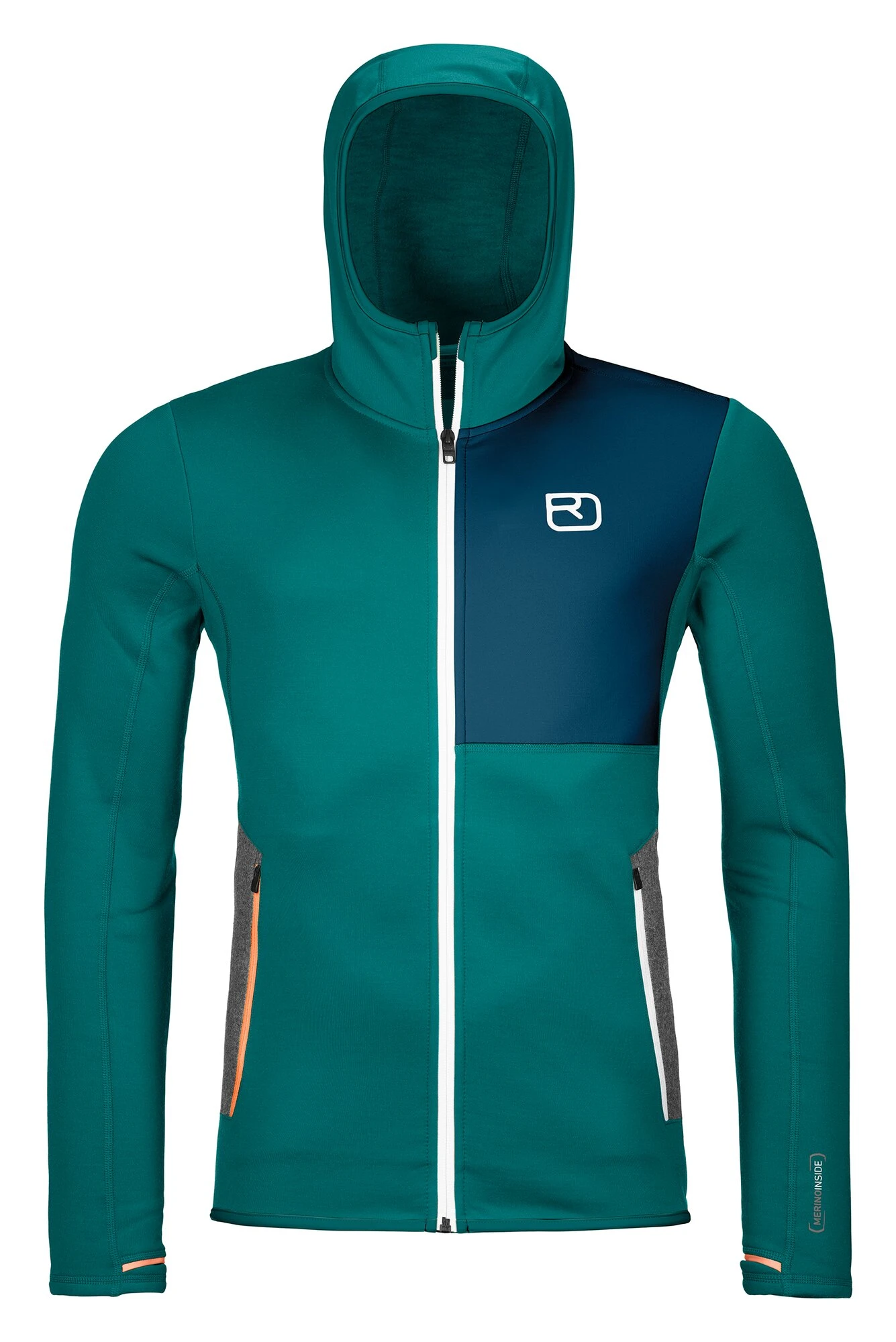 Ortovox "Fleece Hoody M" - Pacific Green 3 Ortovox "Fleece Hoody M" - Pacific Green