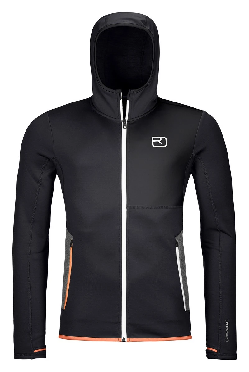 Ortovox "Fleece Hoody M" - Black Raven 3 Ortovox "Fleece Hoody M" - Black Raven