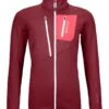 Ortovox "Fleece Grid Jacket W" - Dark Blood -Günstiges Alpen Mode Geschäft MERINO FLEECE GRID JACKET W 87202 dark blood WebRes