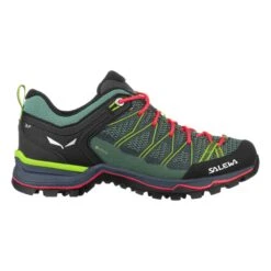 Salewa "Ws Mtn Trainer Lite GTX" - Field Green/ Fluo Coral -Günstiges Alpen Mode Geschäft MTN20TRAINER20FELD