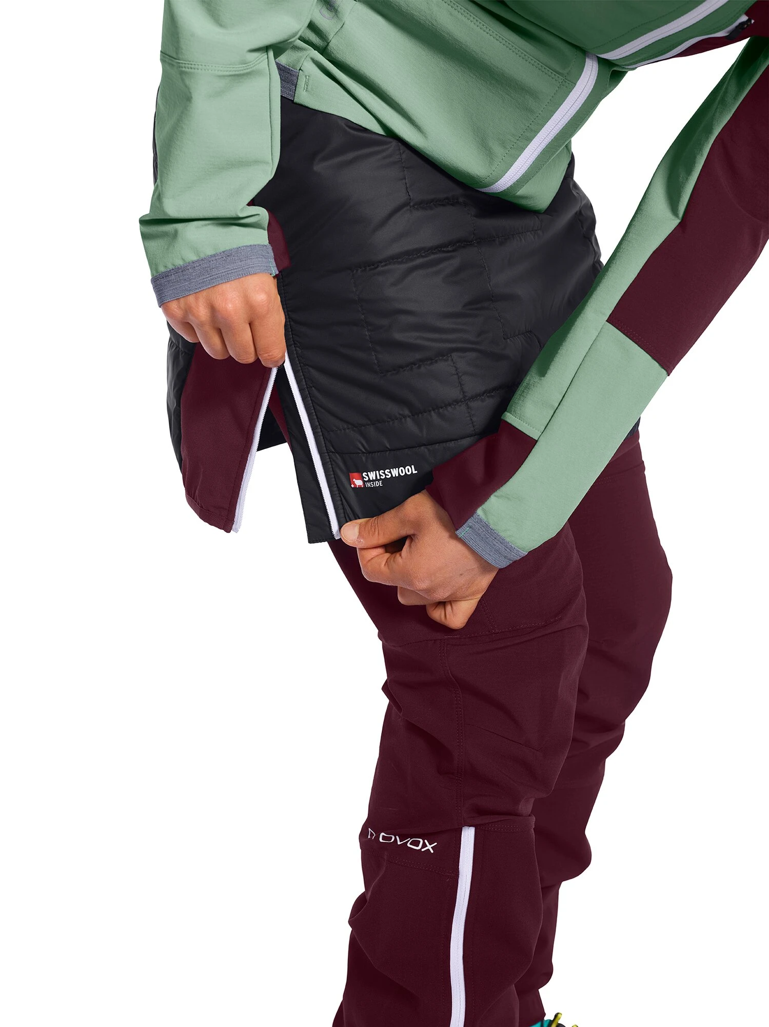 Ortovox "Swisswool Piz Boe Skirt W" - Black Raven 4 Ortovox "Swisswool Piz Boe Skirt W" - Black Raven – Bild 2