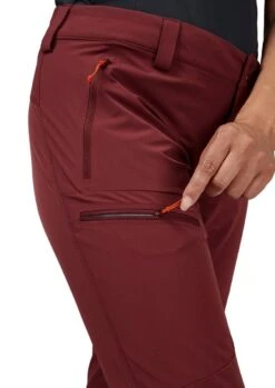 Rab "Incline Pants Wmns" - Deep Heather -Günstiges Alpen Mode Geschäft Womens Incline Pants DeepHeather QFV 02 DEH Model Detail 02