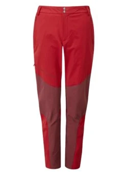 Rab "Torque Mountain Pants Wmns" - Crimson -Günstiges Alpen Mode Geschäft Womens Torque Mountain Pants Crimson QFU 41 CR
