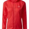 Rab "Vital Windshell Hoody Wmns" - Geranium 1 Rab "Vital Windshell Hoody Wmns" - Geranium -Günstiges Alpen Mode Geschäft Womens Vital Windshell Hoody Geranium QWS 40 GE