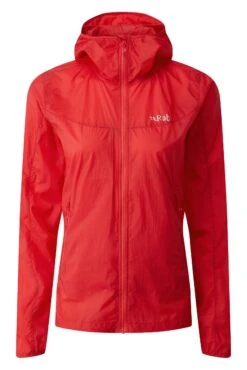 Günstiges Alpen Mode Geschäft 4 Rab "Vital Windshell Hoody Wmns" - Geranium