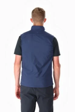 Rab "Xenair Vest" - Deep Ink 11 Rab "Xenair Vest" - Deep Ink -Günstiges Alpen Mode Geschäft Xenair Vest DeepInk QIP 03 DIK BACK on model