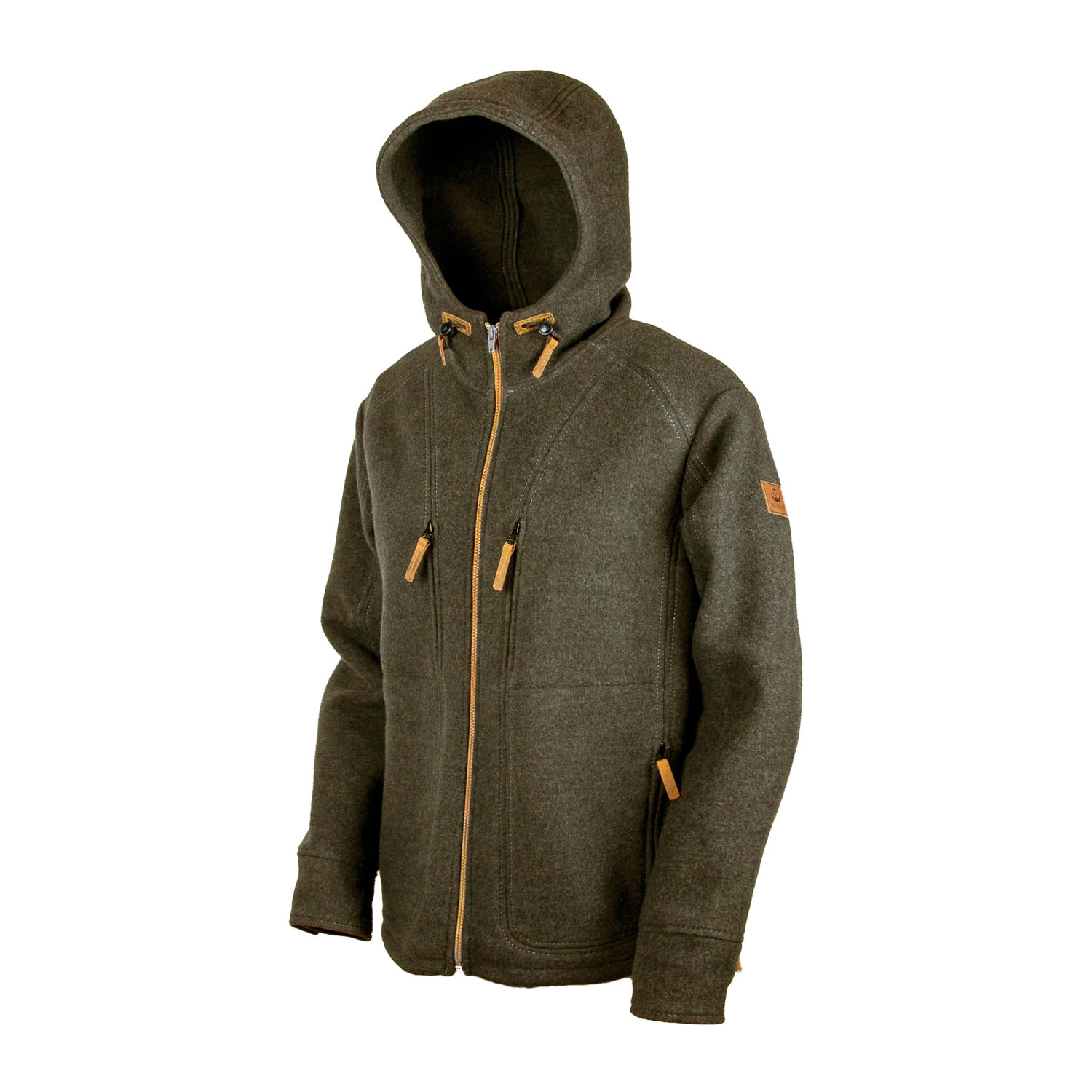 Steinkauz Lodenfleecejacke "Kapuzenhuber" - Schiefer 6 Steinkauz Lodenfleecejacke "Kapuzenhuber" - Schiefer – Bild 4