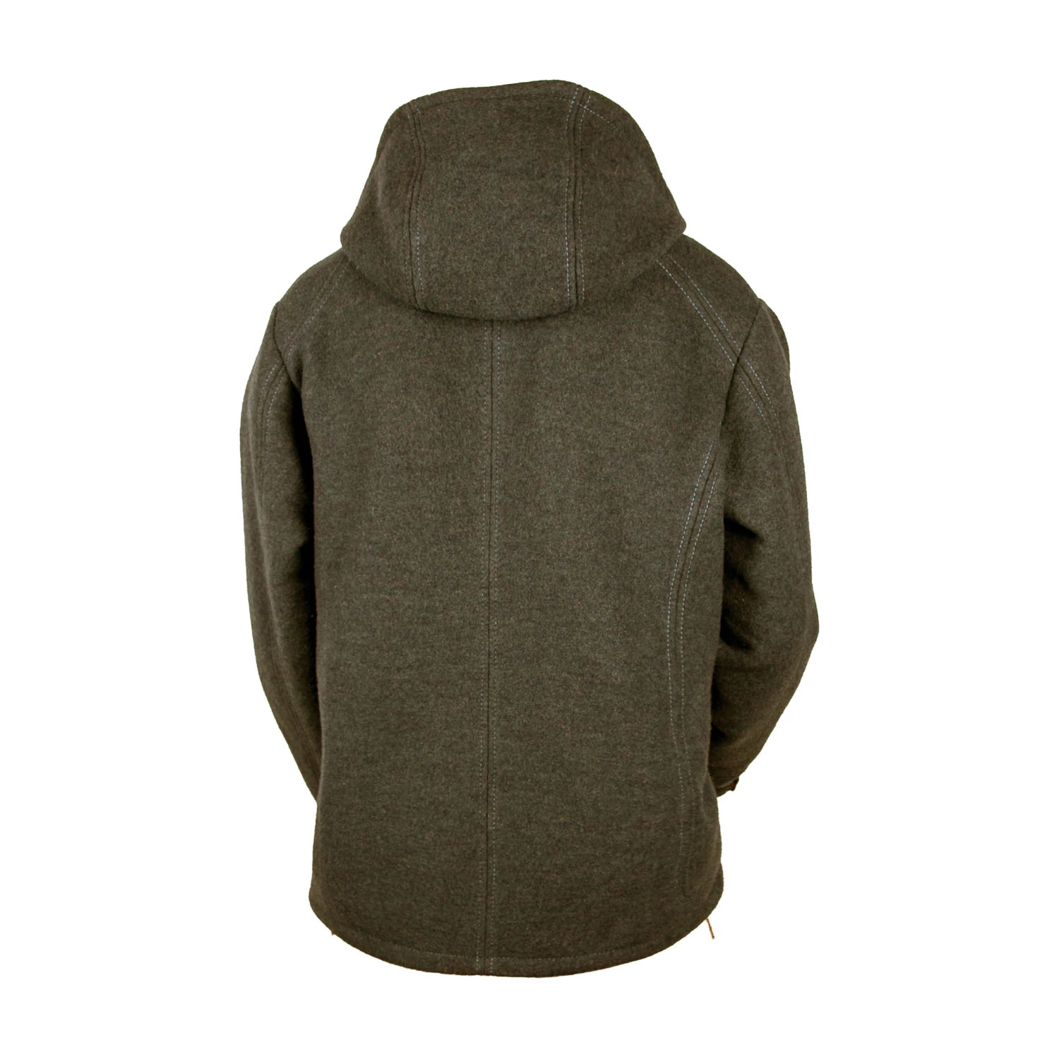 Steinkauz Lodenfleecejacke "Kapuzenhuber" - Schiefer 5 Steinkauz Lodenfleecejacke "Kapuzenhuber" - Schiefer – Bild 3