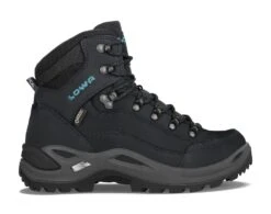 Lowa Wanderschuh "Renegade GTX Mid Ws" - Asphalt/türkis