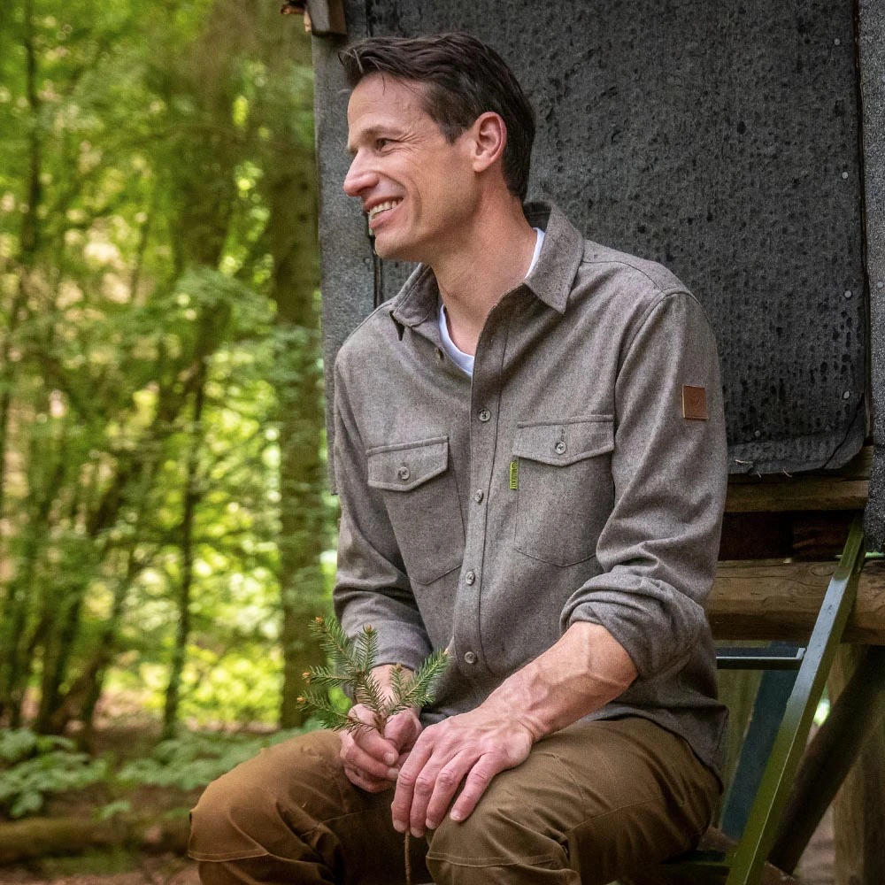 Steinkauz Lodenhemd "Grimbart" - Grau 6 Steinkauz Lodenhemd "Grimbart" - Grau – Bild 4