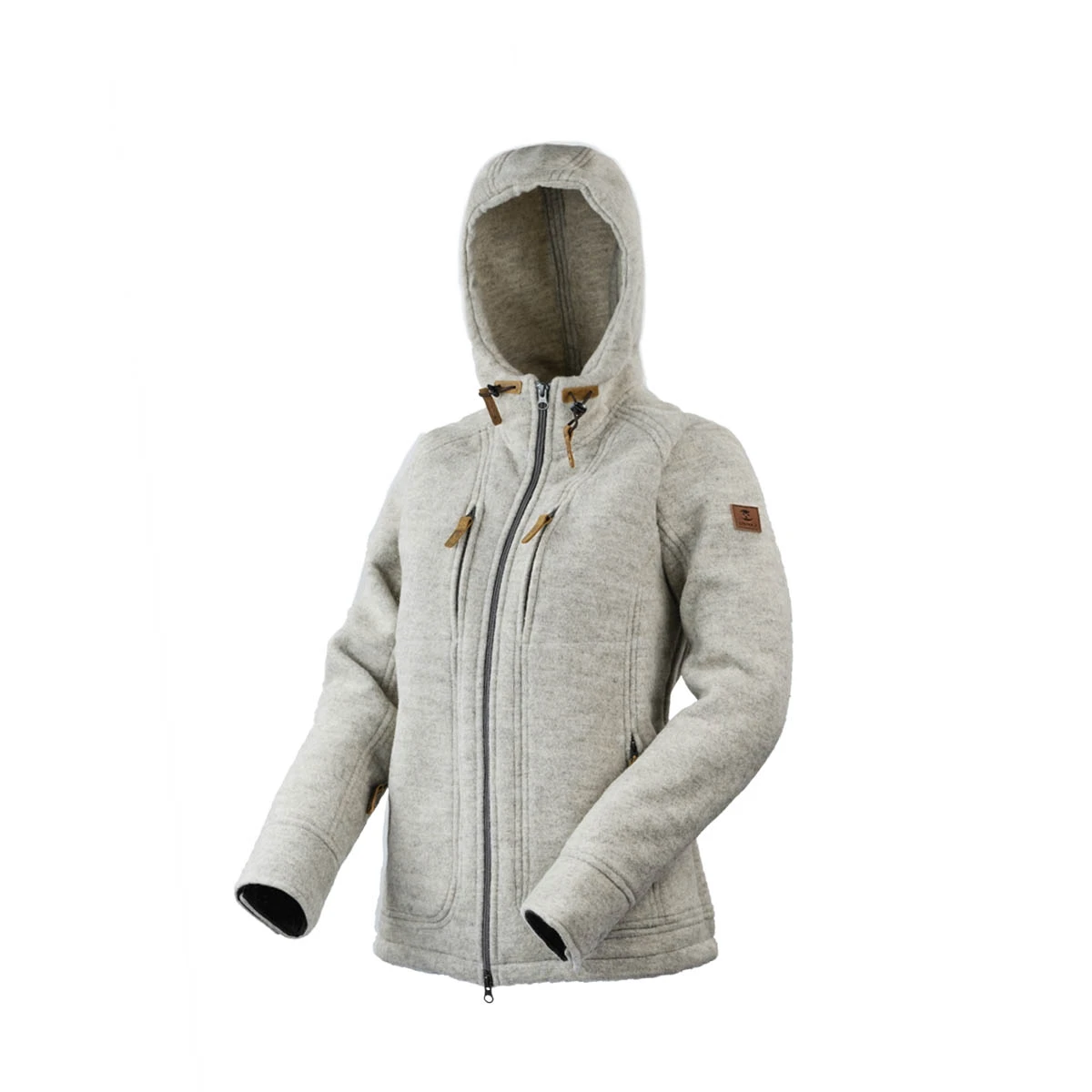 Steinkauz Lodenfleecejacke "Kapuzenwally" - Rauchgrau 4 Steinkauz Lodenfleecejacke "Kapuzenwally" - Rauchgrau – Bild 2
