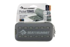 Sea To Summit "Pocket Towel" - Grey -Günstiges Alpen Mode Geschäft sts pockettowel large grey 1