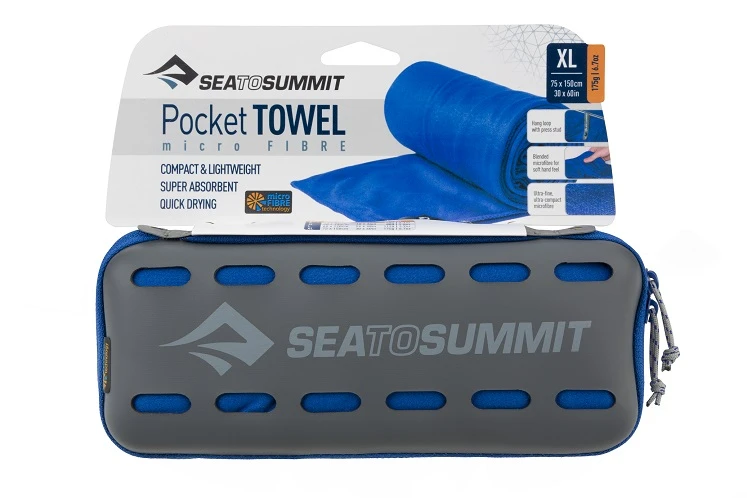Sea To Summit "Pocket Towel" - Cobalt 6 Sea To Summit "Pocket Towel" - Cobalt – Bild 4