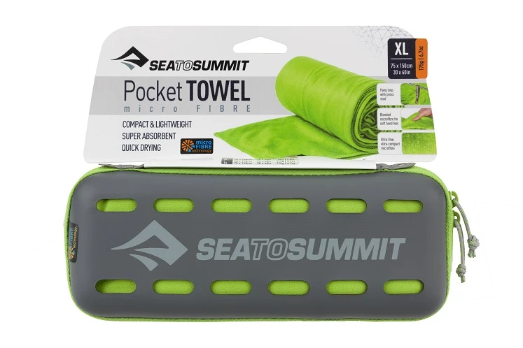 Sea To Summit" Pocket Towel" - Lime 6 Sea To Summit" Pocket Towel" - Lime – Bild 4